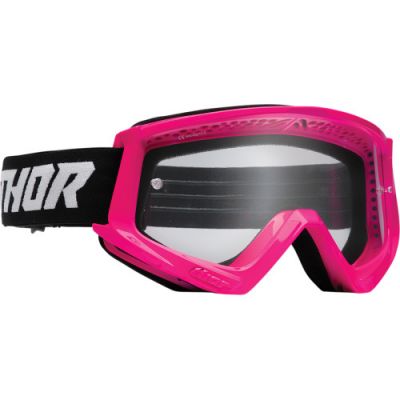 Thor Combat Goggles Racer Flo Pink/Black