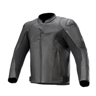 Alpinestars Faster v2 Sport Riding Leather Jacket Black/Black