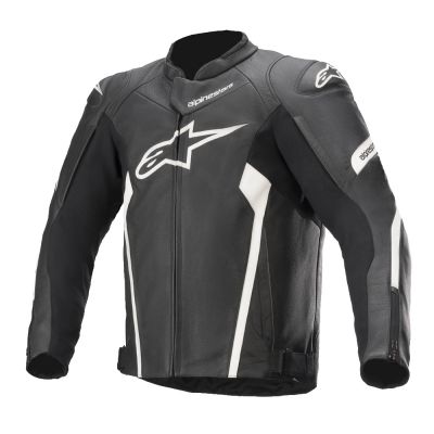 Alpinestars Faster v2 Sport Riding Leather Jacket Black/White