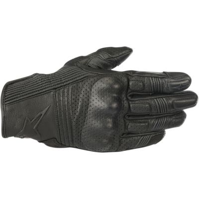 Alpinestars Mustang v2 leather long gloves Black