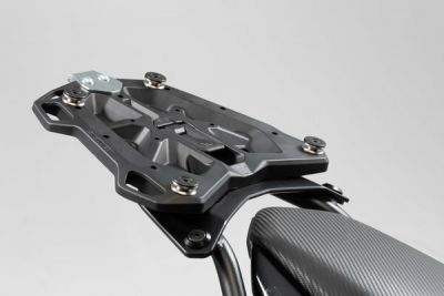 Adapter plate for STREET-RACK. For TRAX topcase ADV/ION/EVO. Black.