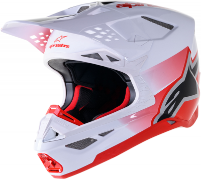 Alpinestars Supertech M10 Helmet UNIT Red/White