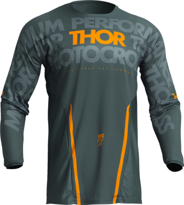 Thor JERSEY PULSE MONO Gray/yellow
