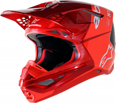 Alpinestars Supertech M10 Helmet Flood Red
