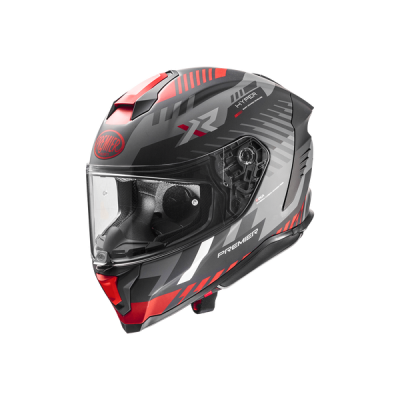 Premier Hyper XR Helmet Matte, Red, Black, Gray