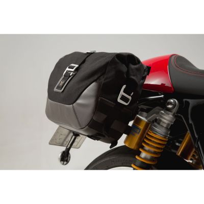 SW-Motech Legend Gear side bag system LC Black Edition Triumph Thruxton 1200 /9.8L