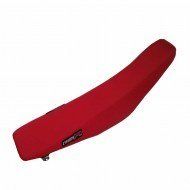 Cross X one colour seat cover Honda CRF red