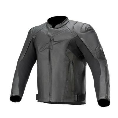 Alpinestars Faster v2 Sport Riding Leather Jacket Black/Black