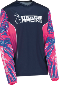Moose Racing Youth Agroid Jersey Pink/Black