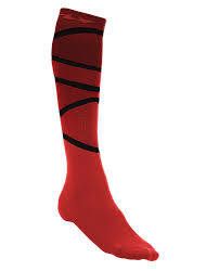 Sixsixone MX-1 Thin standard boot length Youth Red