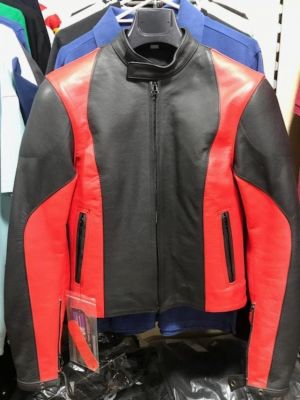 Tsoto cordura/teflon leather jacket red LADIES Small