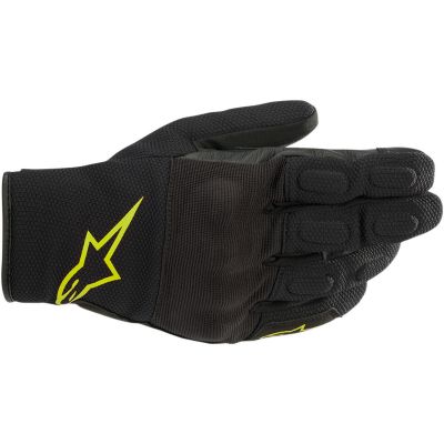Alpinestars S MAX Drystar gloves Black/Yellow fluo
