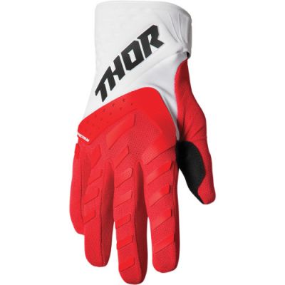 Thor Spectrum Gloves Red/White