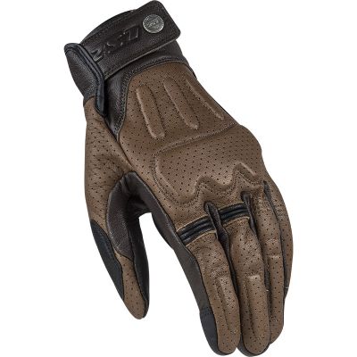 LS2 Rust Man Gloves Brown leather