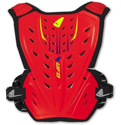 UFO Reactor 2 Evolution Chest Protector Red/Fluo Yellow One Size