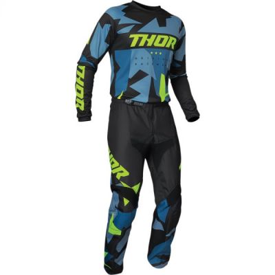 Thor Youth Jersey/Pants Sector Warship Blue/Acid