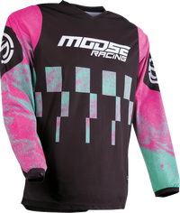 Moose Racing Qualifier Jersey Pink/Black/Teal