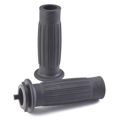 Triumph Gummy Grip Kit, D25.4, Black - Bonneville/Bobber/Thruxton/Speedmaster