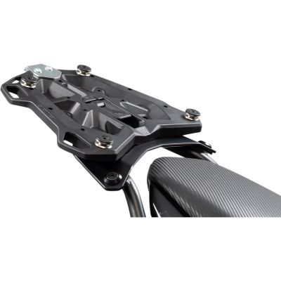Adapter plate for STREET-RACK. For TRAX topcase ADV/ION/EVO. Black.