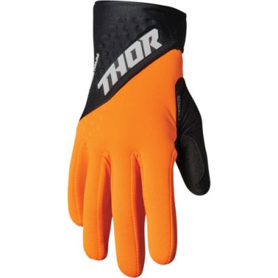 Thor Spectrum Cold Weather Gloves Orange/Black
