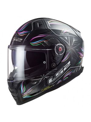 LS2 FF811 Vector 2 Black White Tropical Helmet (L)