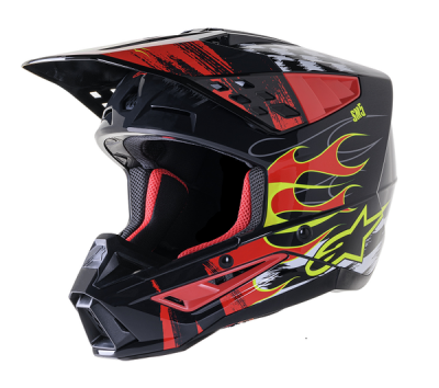 Alpinestars  Supertech M5 Helmet Rash Red 
