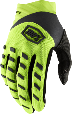 100% Airmatic gloves Fluo-Yellow/black
