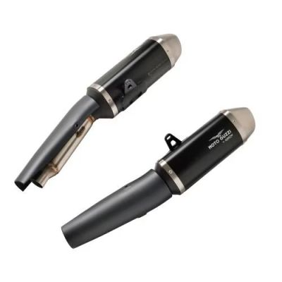 MOTO GUZZI ΕΞΑΤΜΙΣΗ SHORT SLIP-ON ARROW V7 BLACK