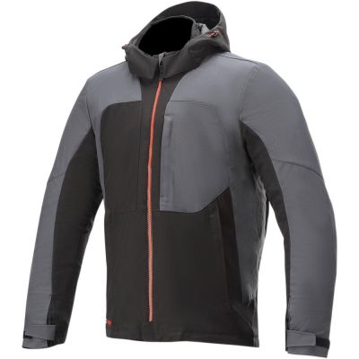 Alpinestars Stratos V2 Techshell Drystar Jacket Black/Ashaplt/Red (XL)