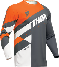 Thor  Sector Checker Jersey Charcoal/Orange