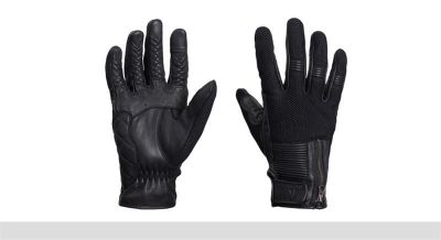Triumph Black Raven Mesh Glove