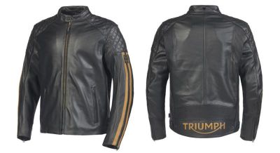 TRIUMPH BRADDAN SPORT JACKET BLACK / GOLD
