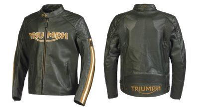 TRIUMPH BRADDAN AIR RACE JACKET RACING GREEN 