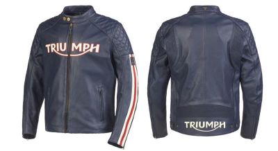 TRIUMPH BRADDAN AIR RACE JACKET BLUE