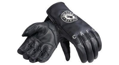 TRIUMPH ACE CAFE PRINTED LEATHER GLOVE