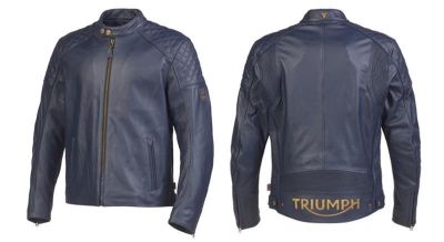 TRIUMPH BRADDAN BLUE JACKET