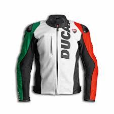 Ducati Corse Tricolore Leather Jacket