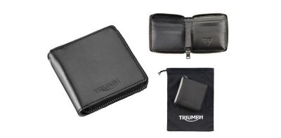 TRIUMPH SQUARE ZIP WALLET LEATHER