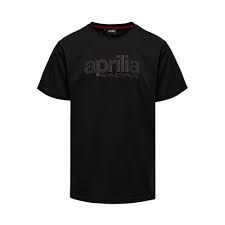 Aprilia ΜΠΛΟΥΖΑ T-SHIRT ΜΑΥΡΟ