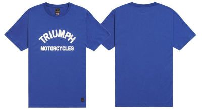 TRIUMPH BURNHAM T-SHIRT BLUE