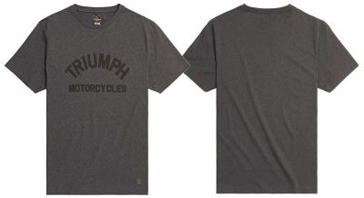 TRIUMPH BURNHAM T-SHIRT BLACK MARL