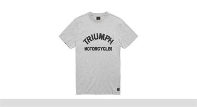 TRIUMPH BURNHAM T-SHIRT GREY MARL