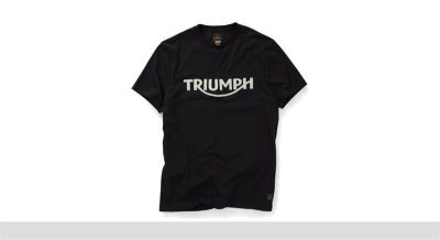 TRIUMPH BAMBURGH T-SHIRT JET BLACK
