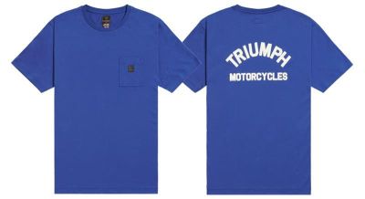 TRIUMPH DITCHLING T-SHIRT BLUE