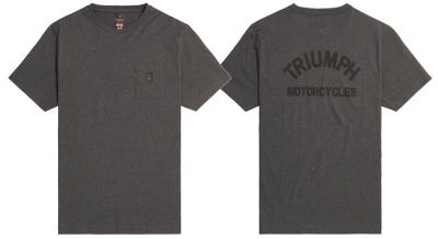 TRIUMPH DITCHLING T-SHIRT BLACK MARL