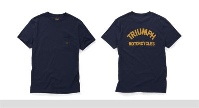 TRIUMPH DITCHLING T-SHIRT BLACK IRIS