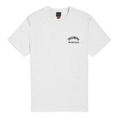 TRIUMPH CASTLE T-SHIRT WHITE