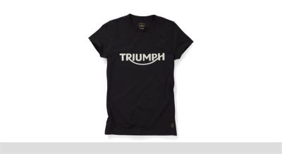TRIUMPH GWYNEDD LADIES T-SHIRT JET BLACK