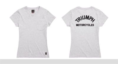 TRIUMPH LADIES SYDNEY T-SHIRT GREY MARL