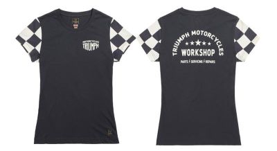 TRIUMPH MARIE LADIES T-SHIRT BLACK / BONE